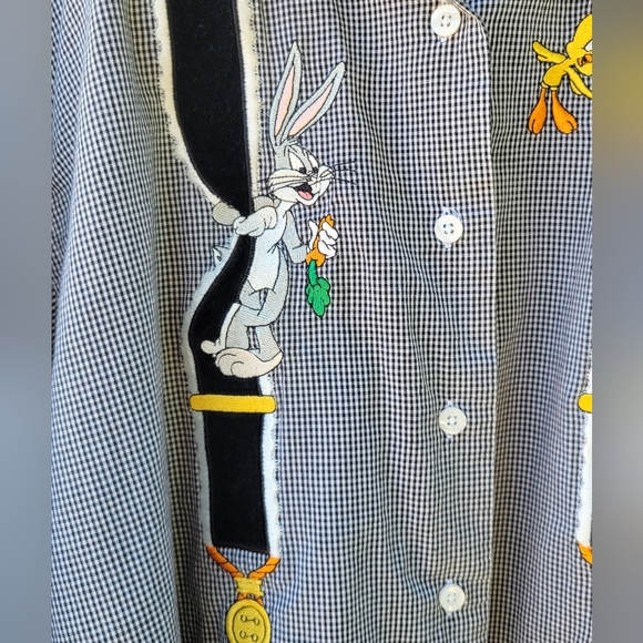 Warner Brothers Looney Tunes Button Down Shirt - Picture 8 of 11